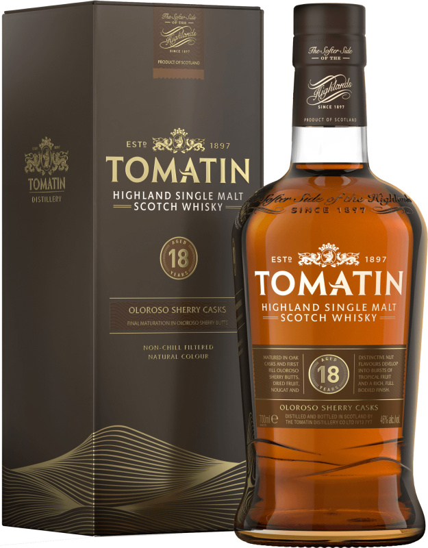 Tomatin 18 letá 46% 0,7l