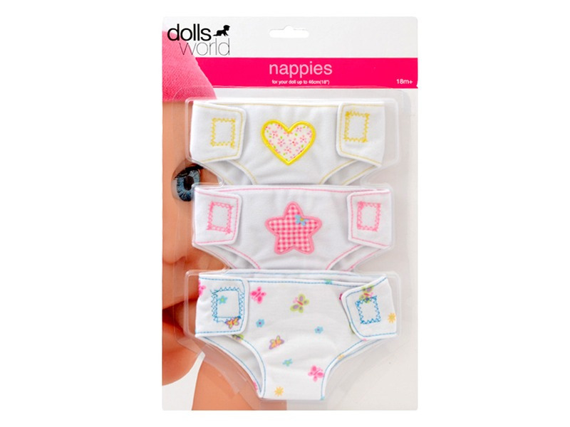 Dolls World - Plenky 3 ks pro panenky do 46 cm