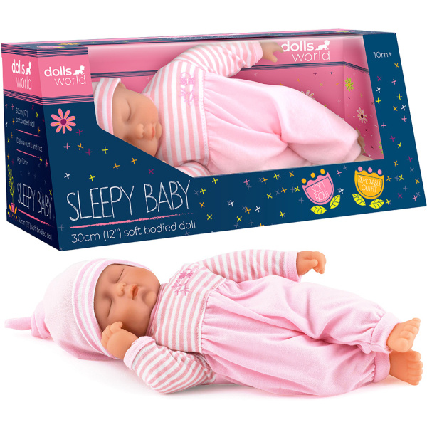 Dolls World - Roztomilé miminko Adélka 30 cm