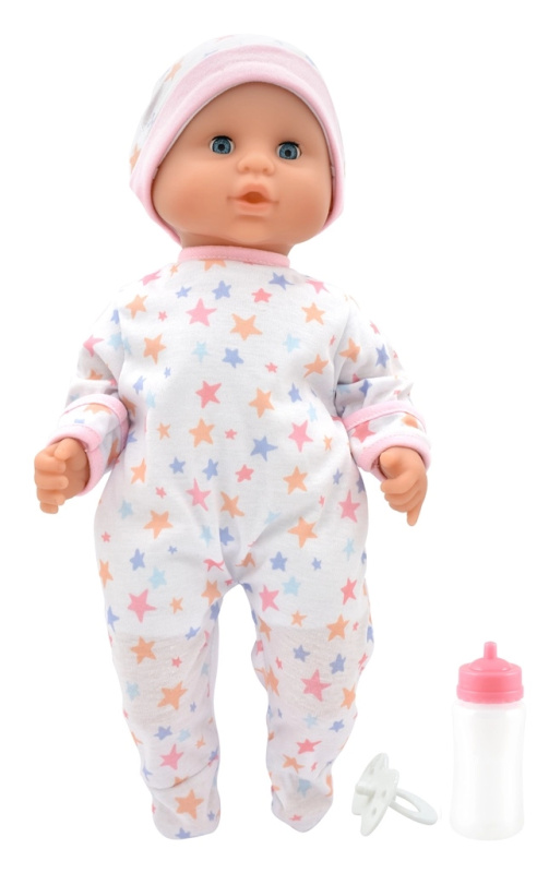Dolls World - Miminko Baby Joy WHITE- 38 cm