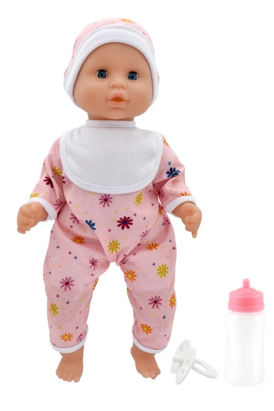 Dolls World - Miminko Baby Joy PINK - 38 cm