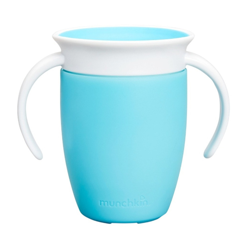 Munchkin Miracle 360° tréninkový hrnek s držadly Blue 6 m+ 207 ml