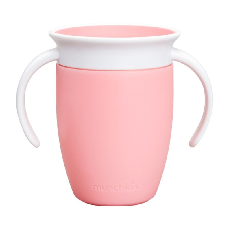 Munchkin Miracle 360° tréninkový hrnek s držadly Pink 6 m+ 207 ml