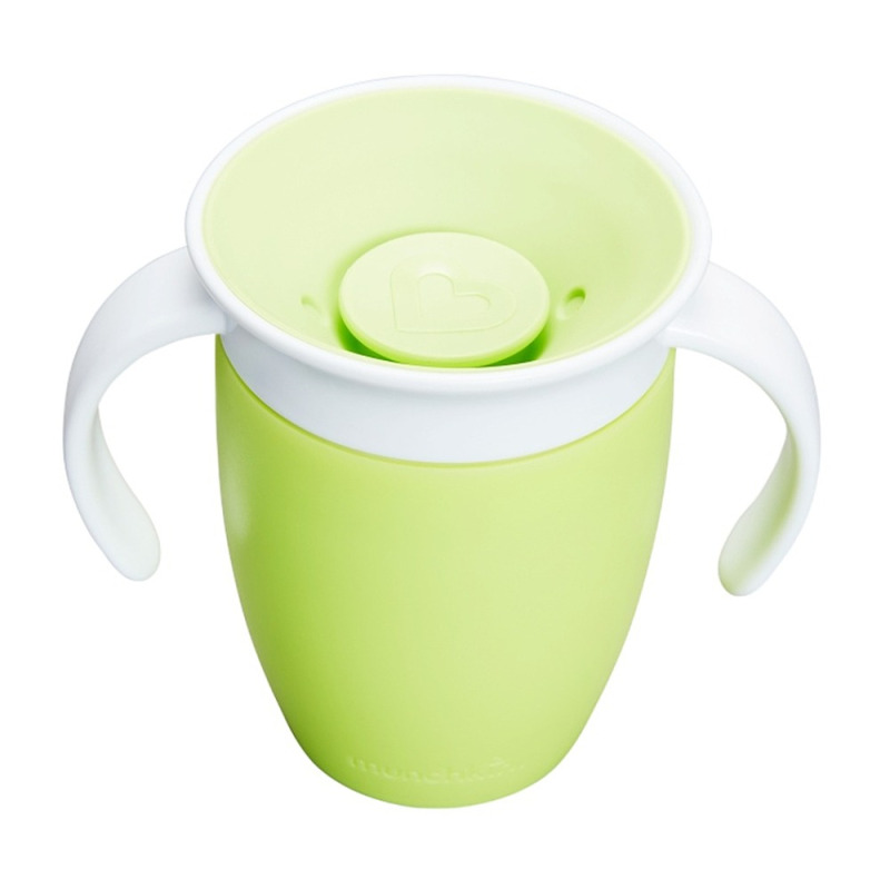 Munchkin Miracle 360° tréninkový hrnek s držadly Green 6 m+ 207 ml