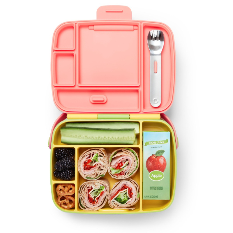 Munchkin Bento Box jídelní sada pro děti Yellow 18 m+ 1 ks