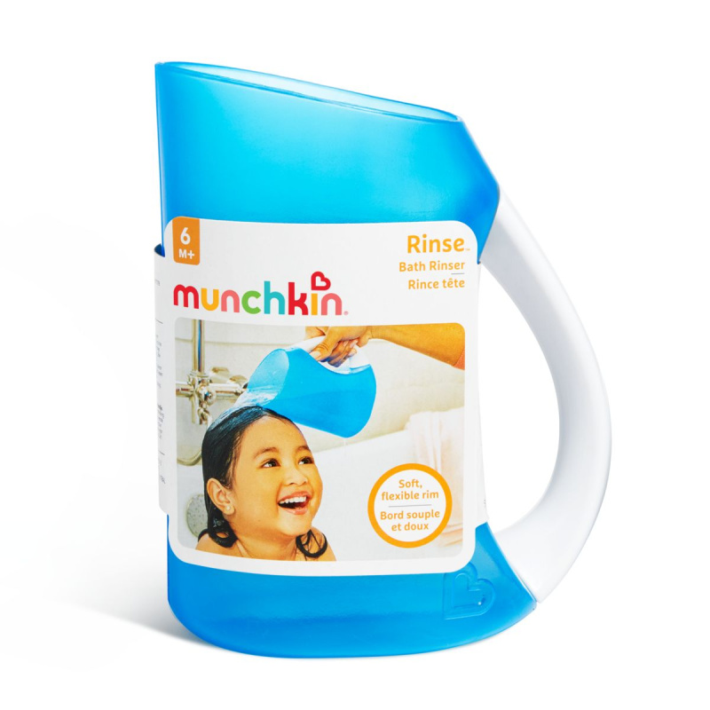 Munchkin Rinse Bath Rinser nádoba na smývání šampónu 6 m+ Blue 1 ks