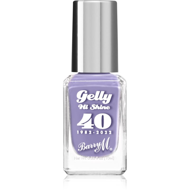 Barry M Gelly Hi Shine "40" 1982 - 2022 lak na nehty odstín Party Ring 10 ml