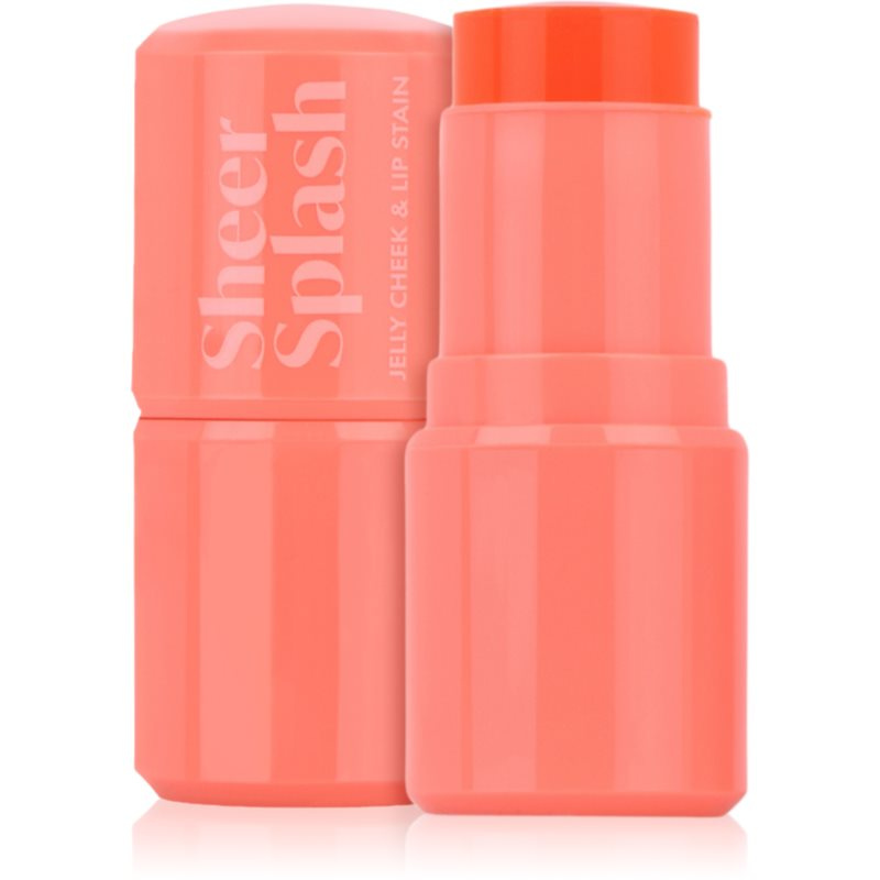 Barry M Sheer Splash multifunkční líčidlo líčidlo na rty a tváře odstín Papaya Pool 5.8 g