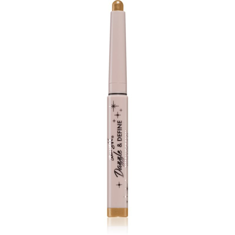 Barry M Dazzle & Define Metallic Crayon oční stíny v tužce odstín Gold 1,4 g