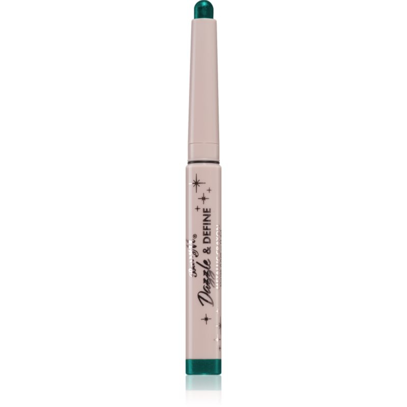 Barry M Dazzle & Define Metallic Crayon oční stíny v tužce odstín Galactic Teal 1,4 g