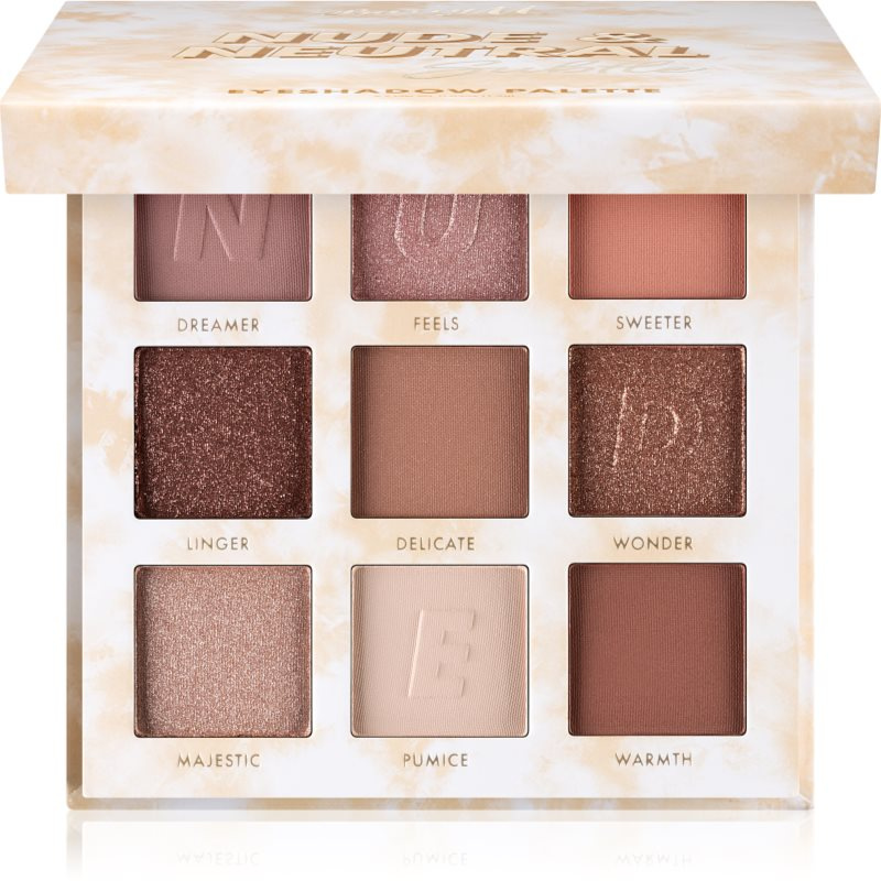Barry M Nude & Neutral paletka očních stínů odstín Light/Medium 9x1.2 g