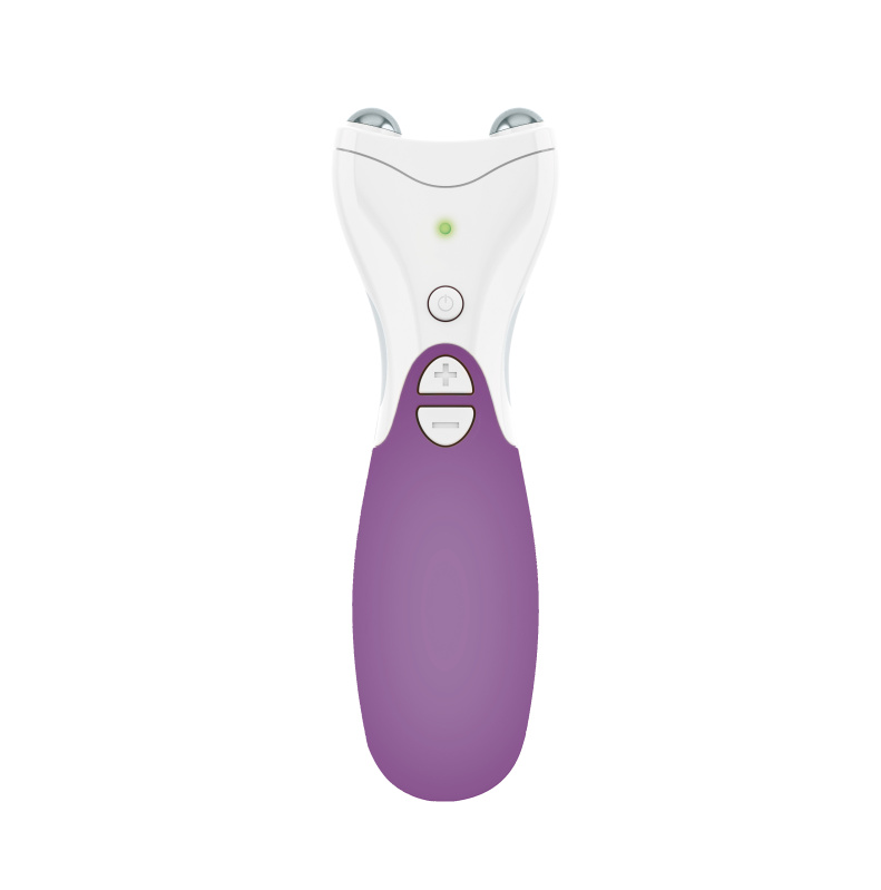 RIO 60 Second Neck Toner masážní přístroj na zpevnění krku a brady Purple 1 ks