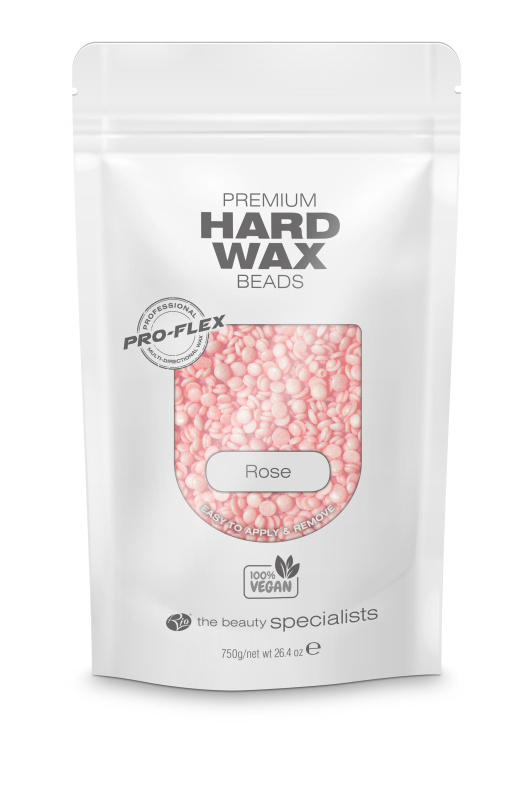 Rio Stripless hard wax beads 1x750g rose Voskové pecičky