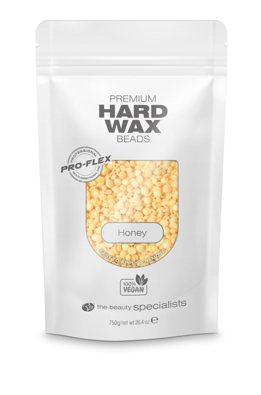Rio Stripless hard wax beads 1x750g honey Voskové pecičky
