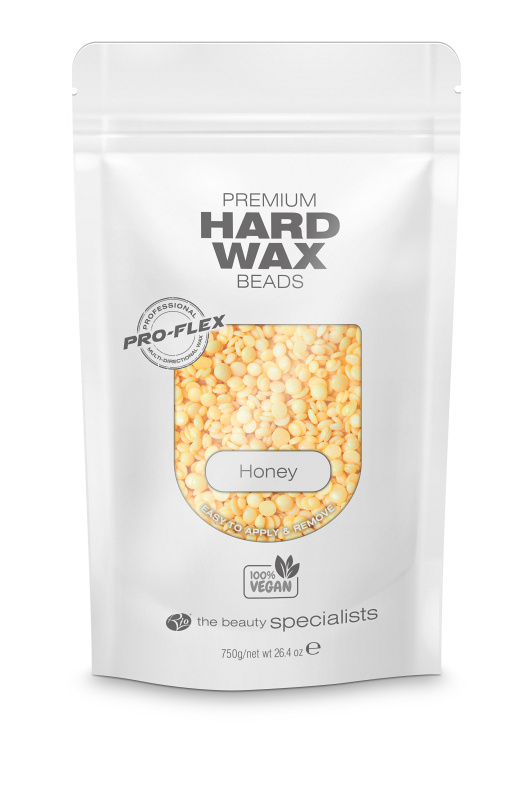 Rio Stripless hard wax beads 1x750g honey Voskové pecičky
