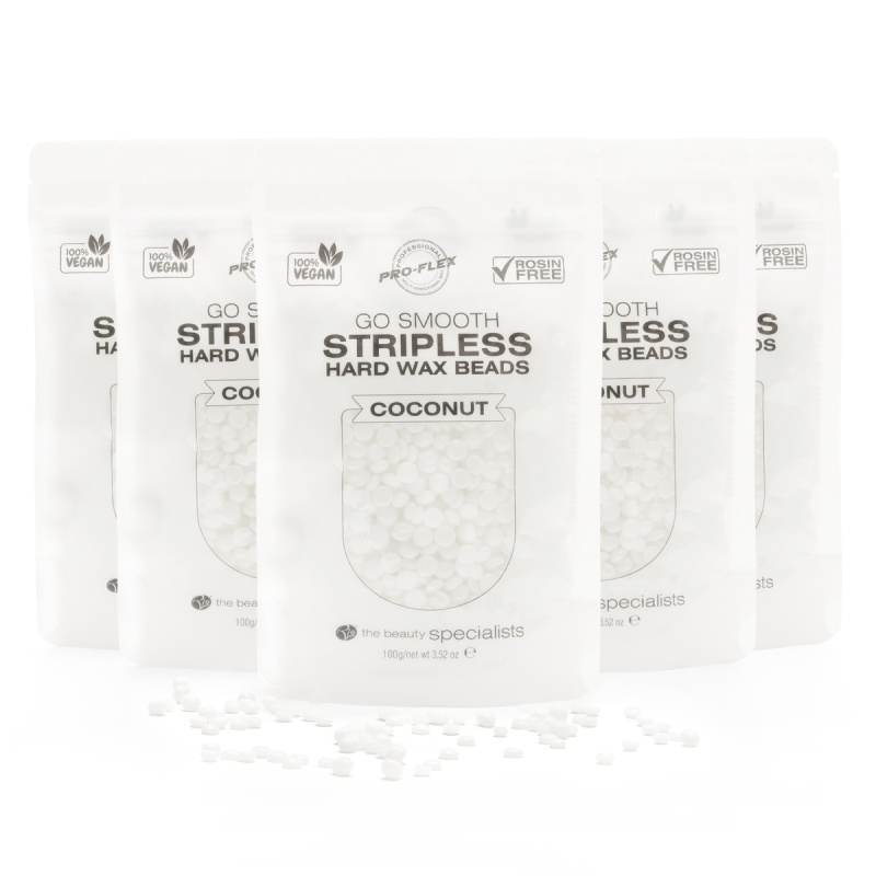 Rio-Beauty Depilační voskové perly Coconut Stripless Hard Wax Beads 5 x 100 g