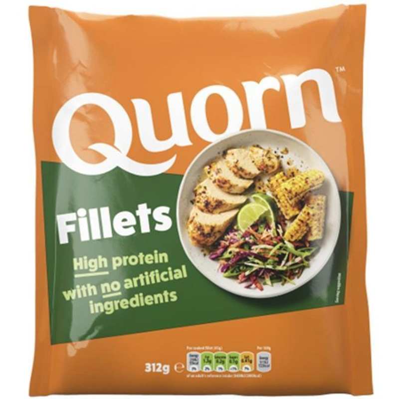 Quorn Rostlinné filety z mykoproteinu s jemně pikantní příchutí