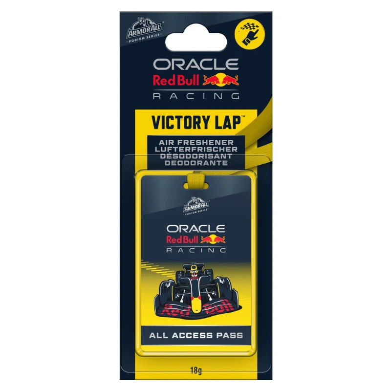 ArmorAll ORACLE RedBull F1 - Žlutá formule závěsná karta