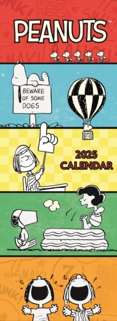 Peanuts Slim Calendar 2025 nezadán