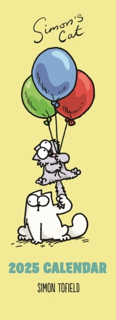 Simon’s Cat Slim Calendar 2025 nezadán