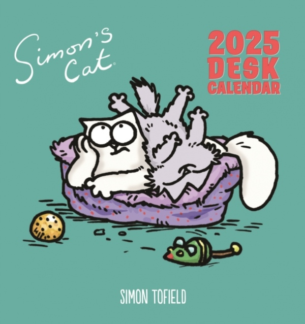 Simon’s Cat Easel Desk Calendar 2025 nezadán