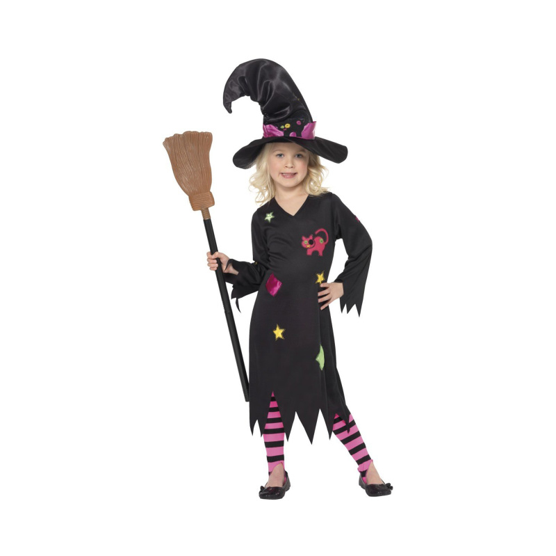 Kostým dětský Čarodějka vel. 4-6 let Albi