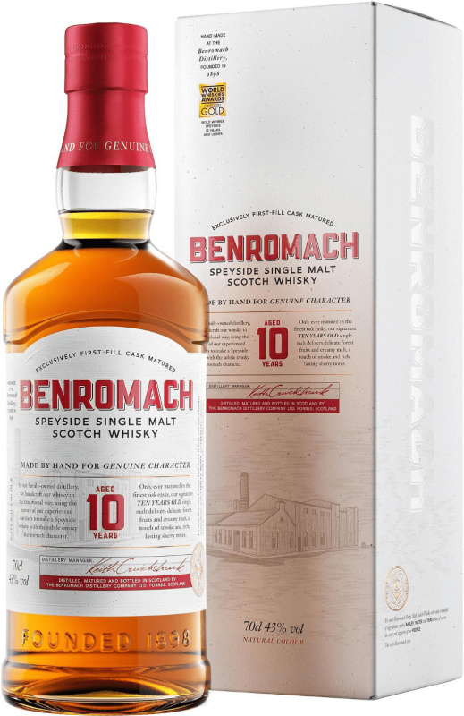 Benromach 10 letá 43% 0,7l