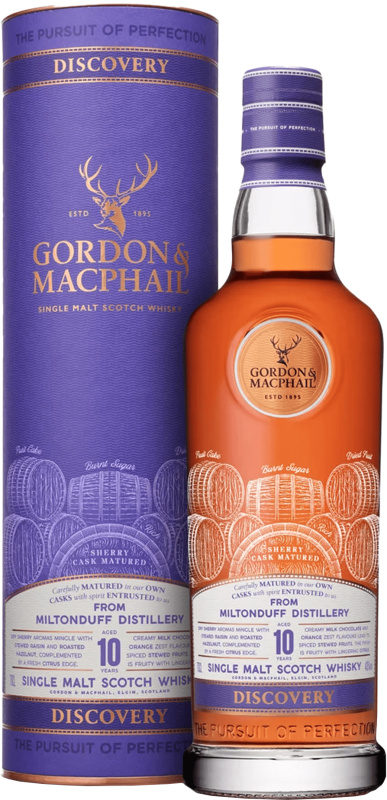 Gordon & MacPhail Discovery Miltonduff Sherry 10 letá 43% 0,7l