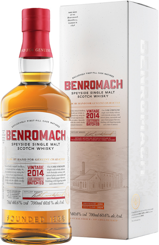 Benromach Cask Strength Vintage 2014 Batch 03 60,6% 0,7l