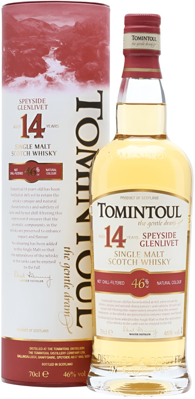 Tomintoul 14 letá 46% 0,7l