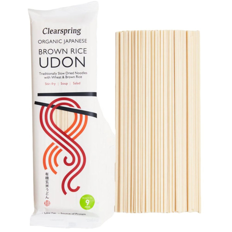 Clearspring BIO Udon japonské těstoviny s hnědou rýží