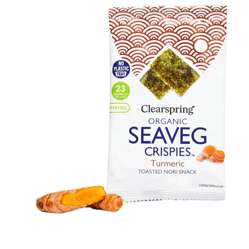 Clearspring BIO Křupavé nori řasy s kurkumou