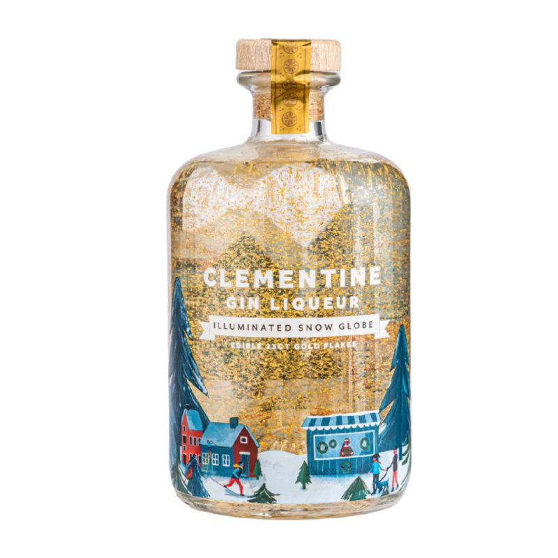 Clementine Gin Liqueur Snow Globe 20% 0,7l (holá lahev)