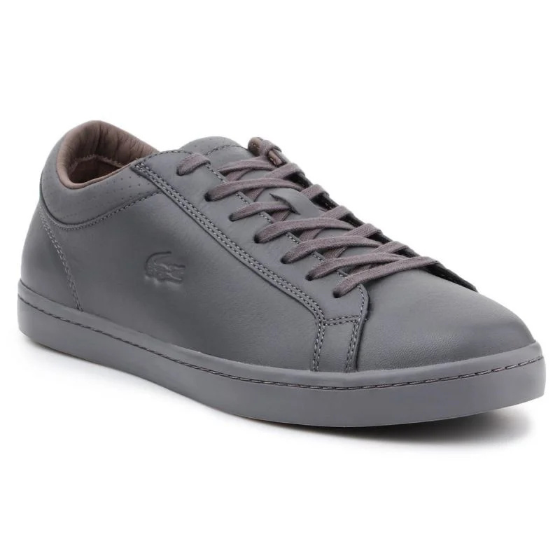 Pánské boty Straightset 4 Srm Gry Leather M 30SRM4015 - Lacoste EU 46,5