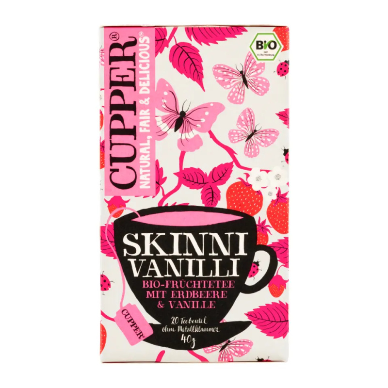 Cupper BIO Skinni Vanilli porcovaný čaj 20x2 g