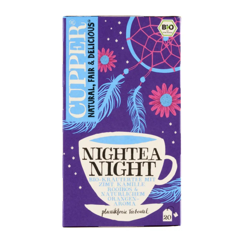 Cupper BIO Nightea Night porcovaný čaj 20x2 g