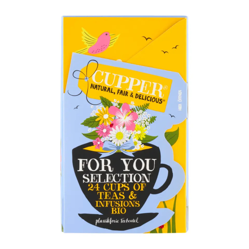 Cupper BIO výběr čajů For You Selection 43 g