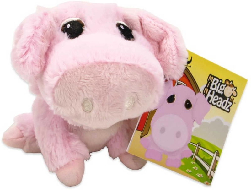 Plyšové prasátko Big Headz 11 cm - 1 kus