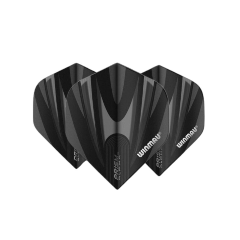Náhradní letky Winmau Prism Alpha šedo-černá