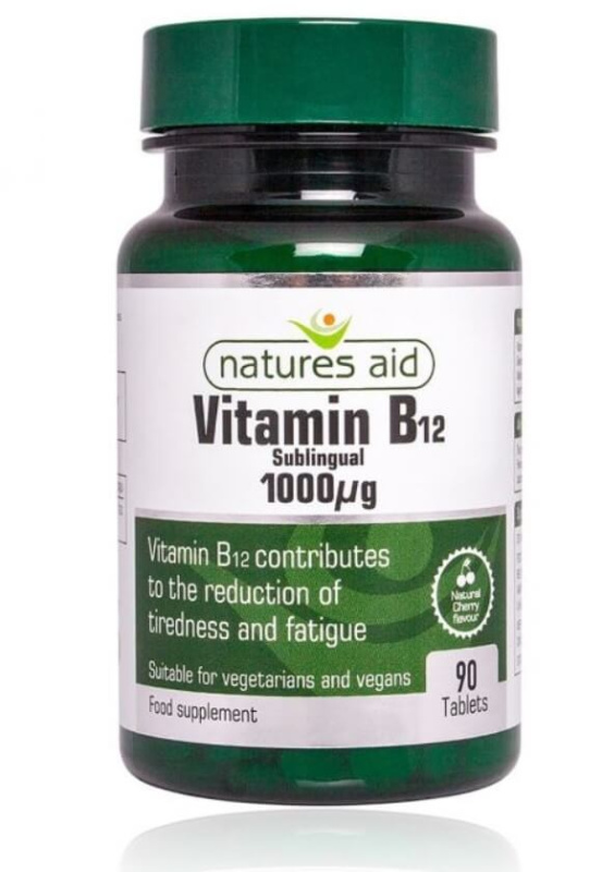 NATURES AID Vitamin B12 1000 mcg 90 tablet