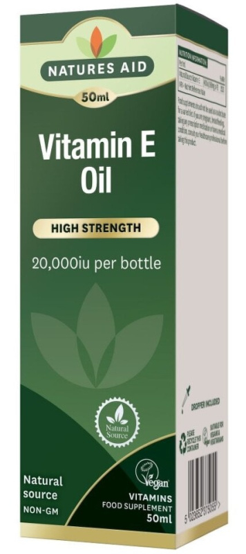 Natures Aid Tekutý Vitamin E 50 ml