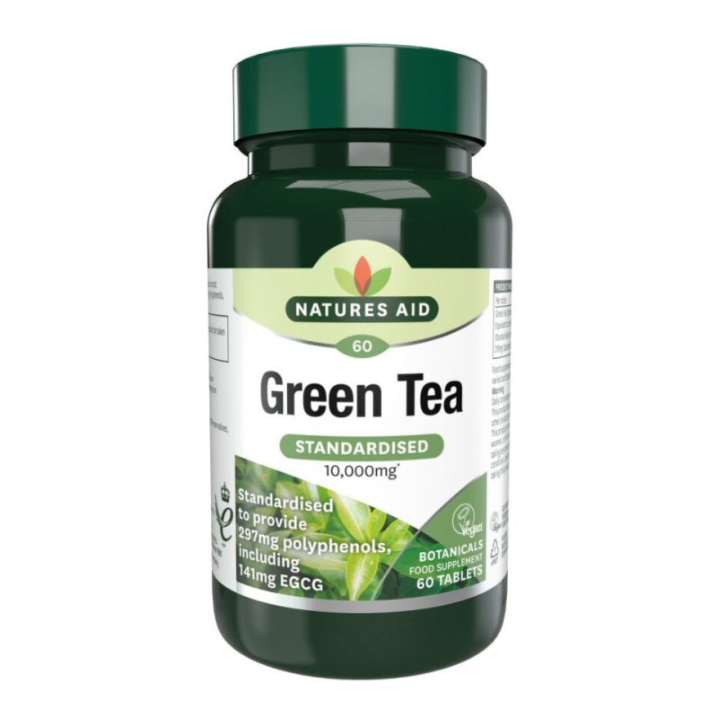 NATURES AID Zelený čaj (313 mg) 60 tablet