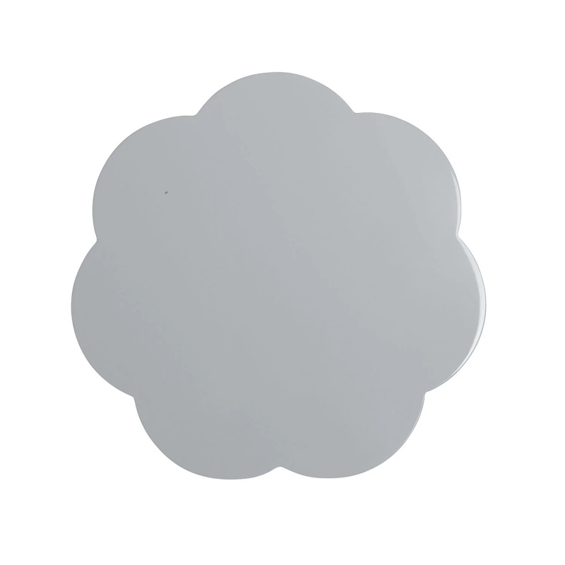 Addison Ross Lakované prostírání Chiffon Lacquer, Ø 33 cm, 4 ks, šedá PM1002