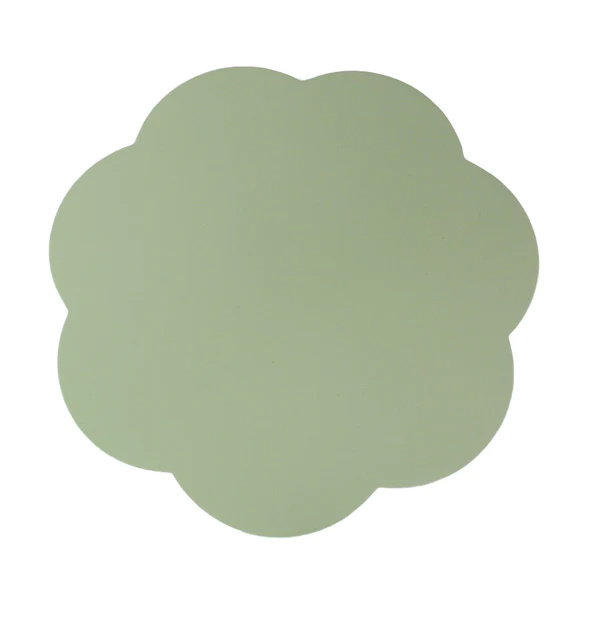 Addison Ross Lakované prostírání Chiffon Lacquer, Ø 33 cm, 4 ks, šalvějově zelená PM1010