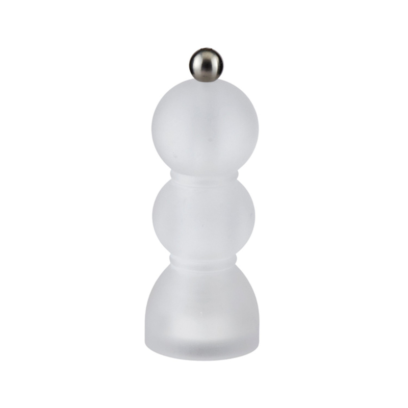 Addison Ross Akrylový mlýnek na sůl nebo pepř Mini BOB Frosty, 14 cm, bílá GR1920