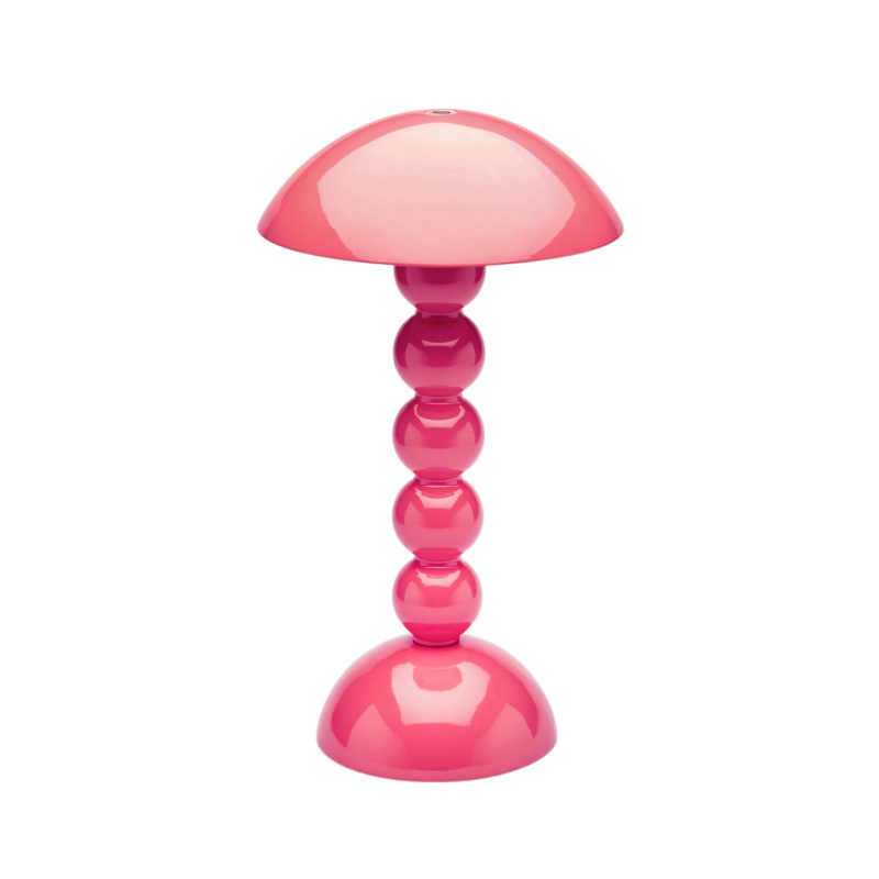 Addison Ross Bezdrátová dobíjecí LED lampa Bobbine, 30 cm, melounově růžová LT1004