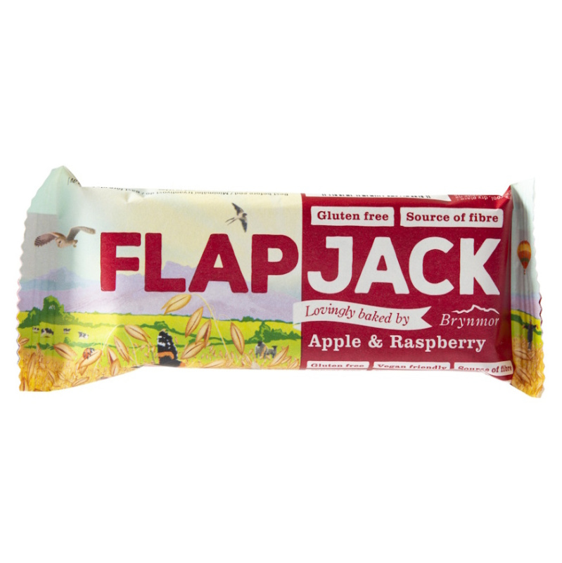 WHOLEBAKE Flapjack ovesný malina-jablko