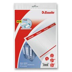 Samolepicí etikety na pořadače Esselte - 7,5 cm, 40 ks