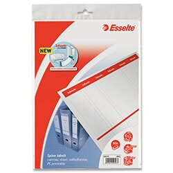 Samolepicí etikety na pořadače Esselte - 5 cm, 60 ks