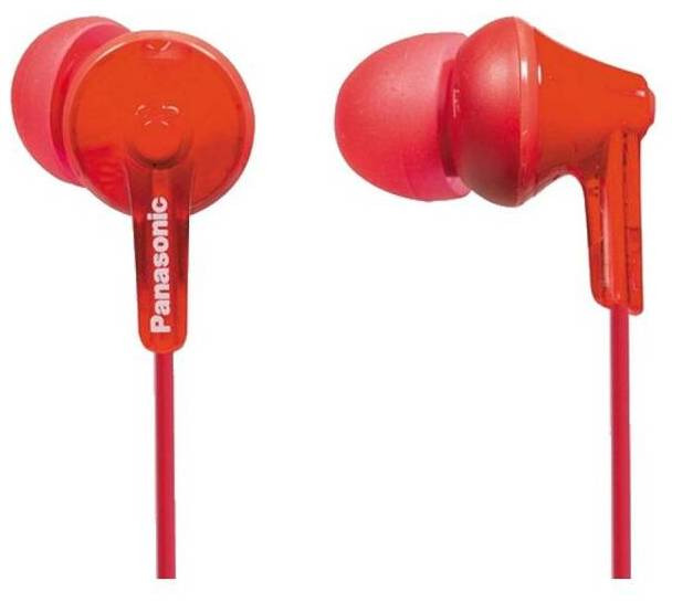 Sluchátka Panasonic RP-HJE125E-R / 16 ohmů / 10-24000 Hz / 3,5 mm Jack / červená Varianta: ivi1